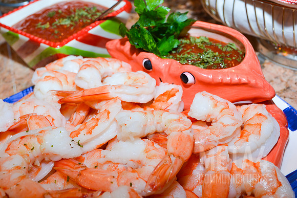 Staring at Fresh Shrimp
