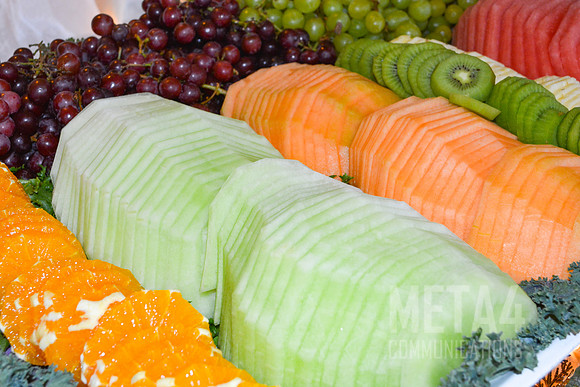 Sliced Melon and Fruit Appetizer