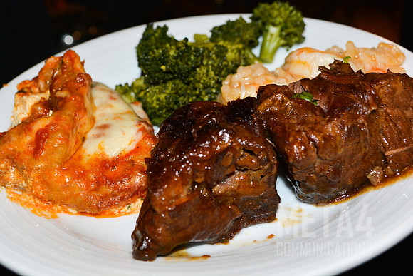 Platter of Beef, Pasta and Broccoli!