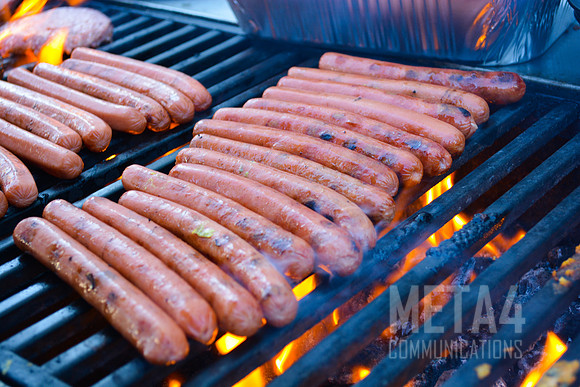 Hot Dogs on the Grill