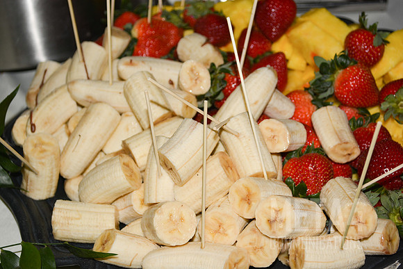 Sliced Bananas on a Stick