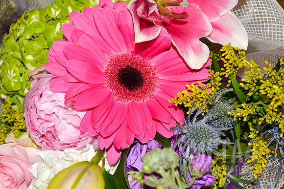 A Colorful Floral Bouquet