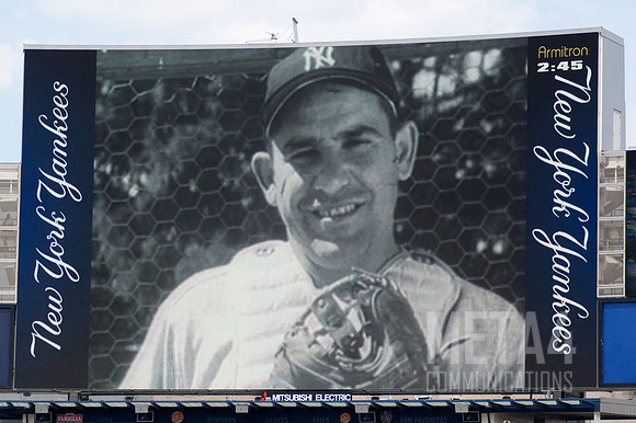 Old Timers' Day at Yankee Stadium 2010 | Yogi Berra Introduced