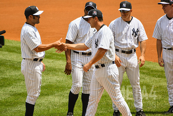 Old Timers' Day at Yankee Stadium 2014 | Tino Martinez