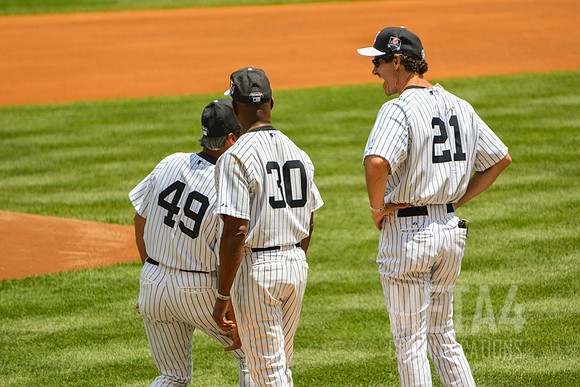 Old Timers' Day at Yankee Stadium 2014 | Ron Guidry Introduced