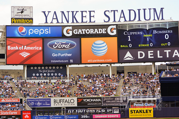 Old Timers' Day at Yankee Stadium 2014 | Yankee Stadium Scoreboard