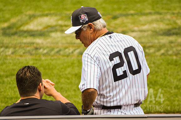 Old Timers' Day at Yankee Stadium 2014 | Bucky Dent