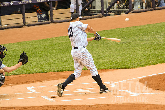 Old Timers' Day at Yankee Stadium 2014 | Johnny Damon