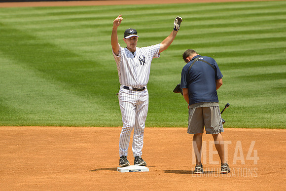 Old Timers' Day at Yankee Stadium 2014 | John Flaherty