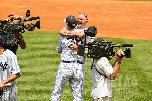 Old Timers' Day at Yankee Stadium 2014 | David Wells and David Cone