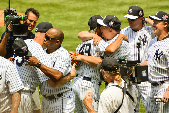 Old Timers' Day at Yankee Stadium 2014 | Postgame