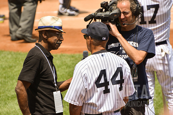 Old Timers' Day at Yankee Stadium 2014 | Reggie Jackson