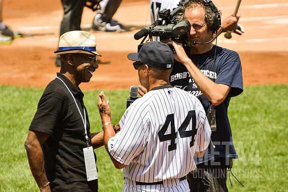 Old Timers' Day at Yankee Stadium 2014 | Reggie Jackson