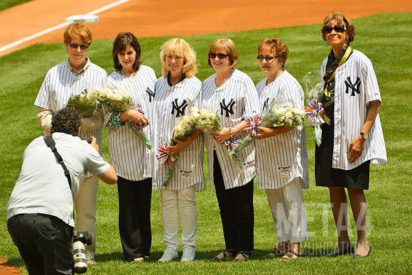 Old Timers' Day at Yankee Stadium 2014 | Wives of Yankee Heroes Saluted