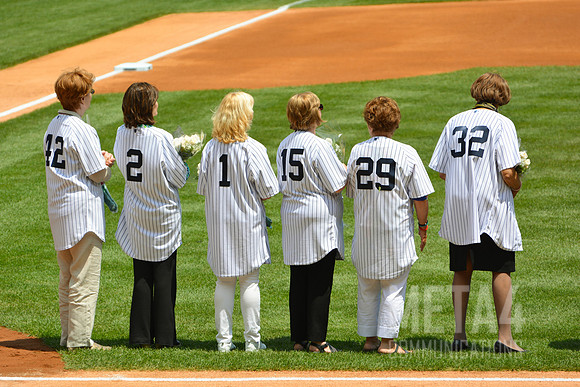Old Timers' Day at Yankee Stadium 2014 | Wives of Yankee Heroes Saluted