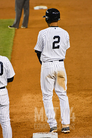 Derek Jeter on Base | Derek Jeter Final Game at Yankee Stadium on September 25, 2014