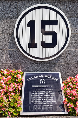 Thurman Munson Retired Numbers | Monument Park Yankee Stadium