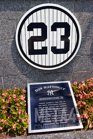 Don Mattingly Retired Number | Monument Park Yankee Stadium
