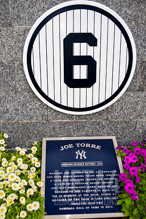 Joe Torre Retired Number | Monument Park Yankee Stadium