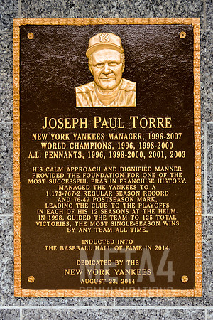 Joe Torre Plaque | Monument Park Yankee Stadium