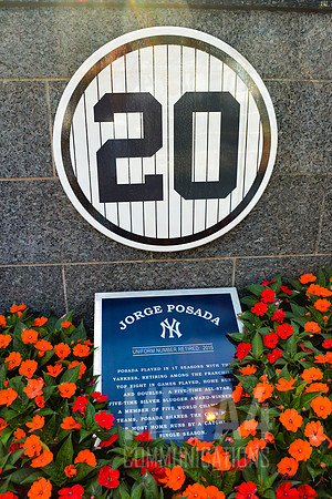 Jorge Posada Retired Number | Monument Park Yankee Stadium