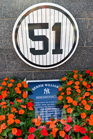 Bernie Williams Retired Number | Monument Park Yankee Stadium