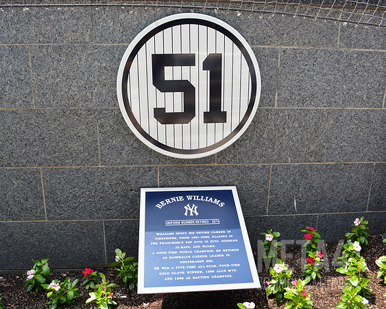 Bernie Williams Retired Number | Monument Park Yankee Stadium