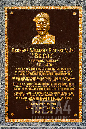 Bernie Williams Plaque | Monument Park Yankee Stadium