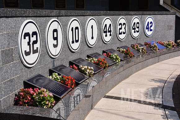 Yankees' Legends Retired Numbers (Legacy Display) | Monument Park Yankee Stadium