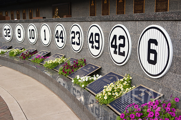 Retired Numbers | Monument Park Yankee Stadium