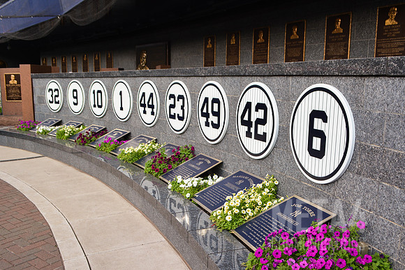 Retired Numbers | Monument Park Yankee Stadium