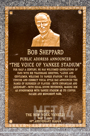 Bob Sheppard Plaque | Monument Park Yankee Stadium