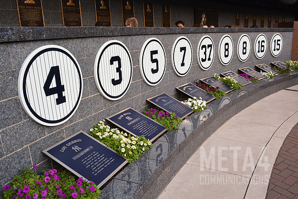 Retired Numbers | Monument Park Yankee Stadium