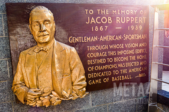 Jacob Ruppert Plaque | Monument Park Yankee Stadium