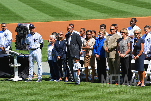Tribute to Derek Jeter | Derek Jeter's Family Introduced