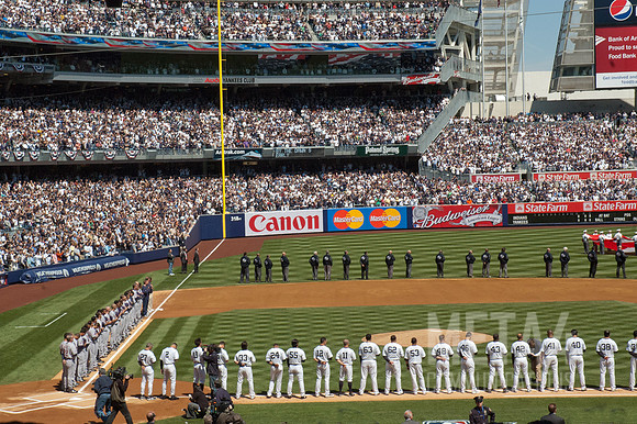 Opening Day at Yankee Stadium 2009 | National Anthem