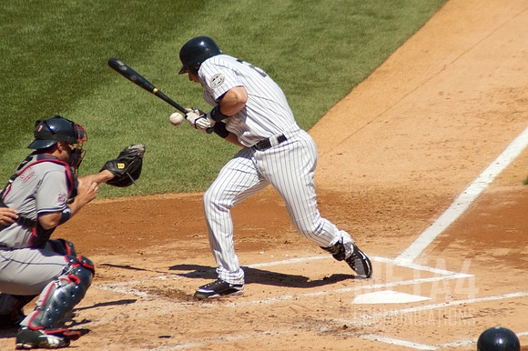 Opening Day at Yankee Stadium 2009 | Mark Teixeira Hit by Pitch