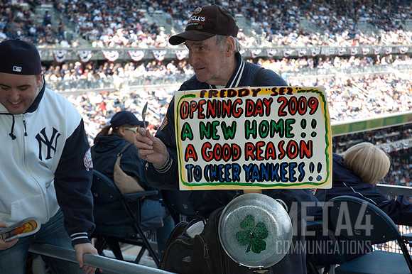Opening Day at Yankee Stadium 2009 | Feddie "Sez" Schuman
