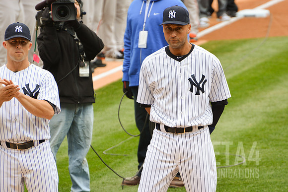 Opening Day at Yankee Stadium 2014 | Derek Jeter Introduction