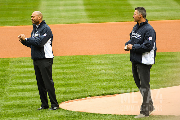 Opening Day at Yankee Stadium 2014 | Mariano Rivera and Andy Pettitte