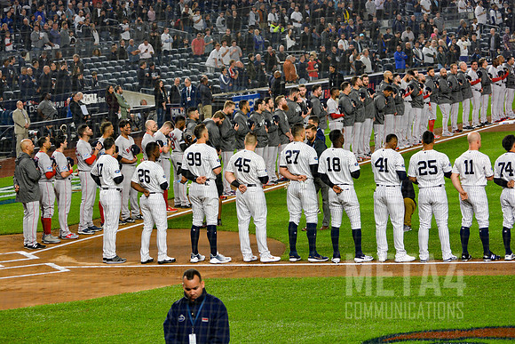 2018 ALDS Game 3 | National Anthem