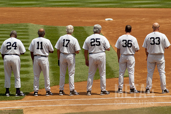 Old Timers Day At Yankee Stadium 2011 | National Anthem