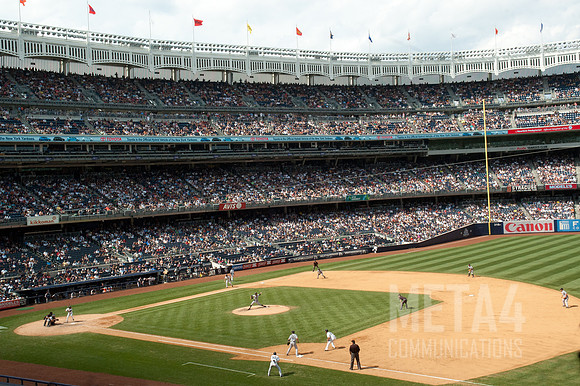 Game View from First Base Line | Yankee Stadium 2012