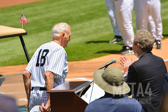 Old Timers Day At Yankee Stadium 2013 | Don Larsen