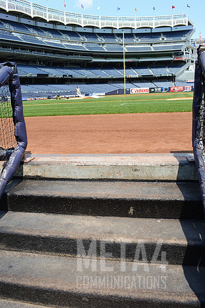 View from Dugout Steps | Yankee Stadium 2014