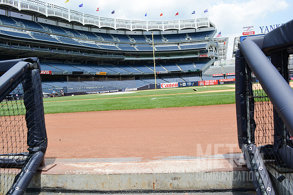 Yankee Stadium from Home Dugout | Yankee Stadium 2015