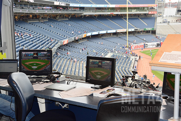 YES Network Broadcast Booth | Yankee Stadium 2016