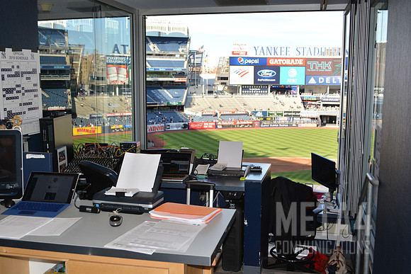 WFAN Radio Broadcast Booth | Yankee Stadium 2019