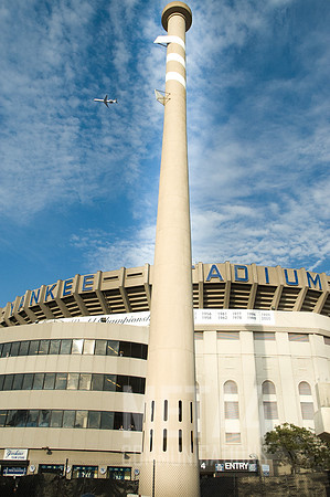 Original Yankee Stadium  Final Game | "Bat" Smoke Stack