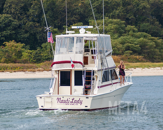 Vessel Under Power Entering Long Island Sound